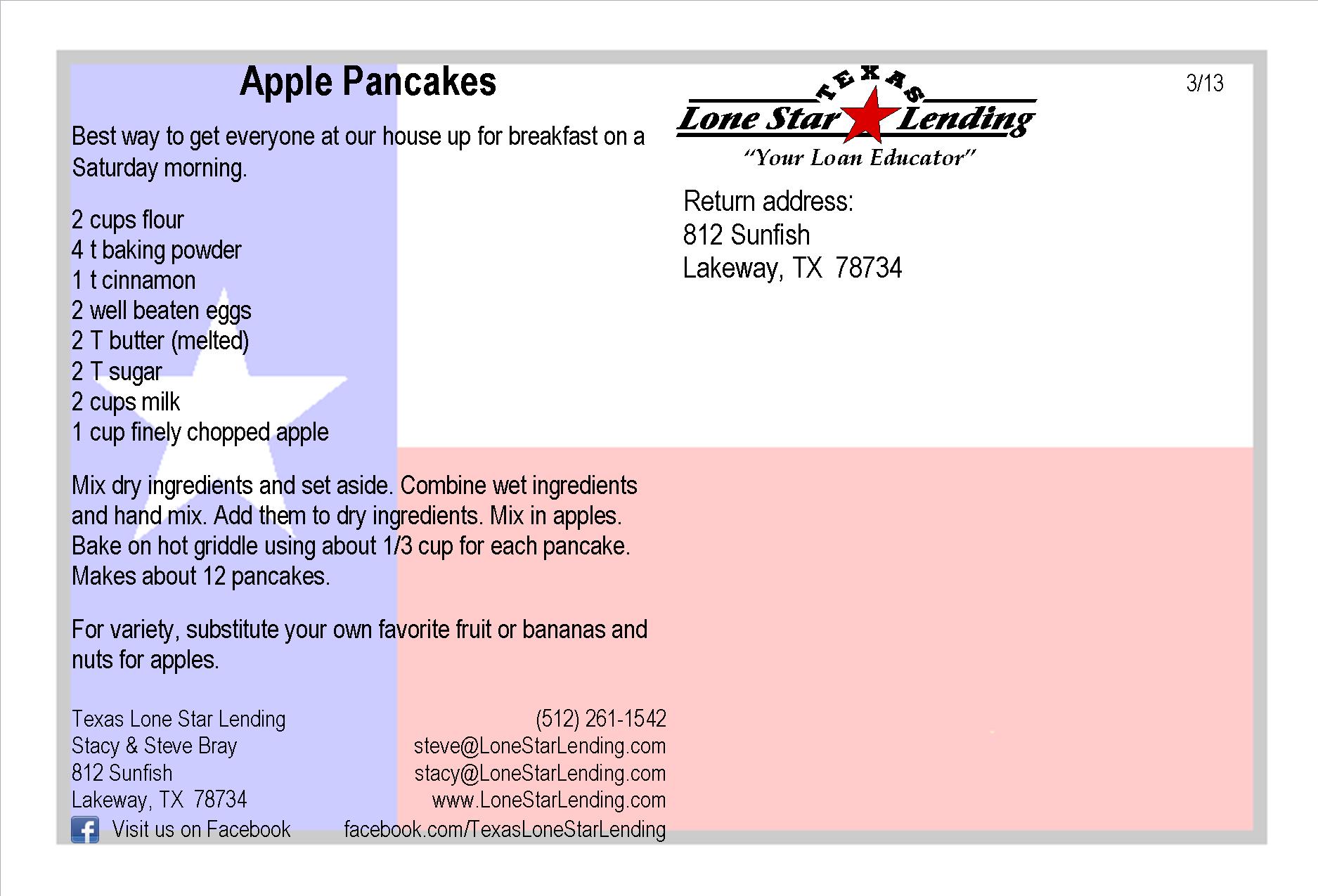 Apple Pancakes recipe